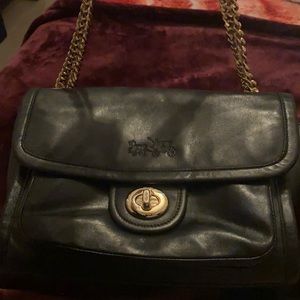 Black Coach shoulder bag